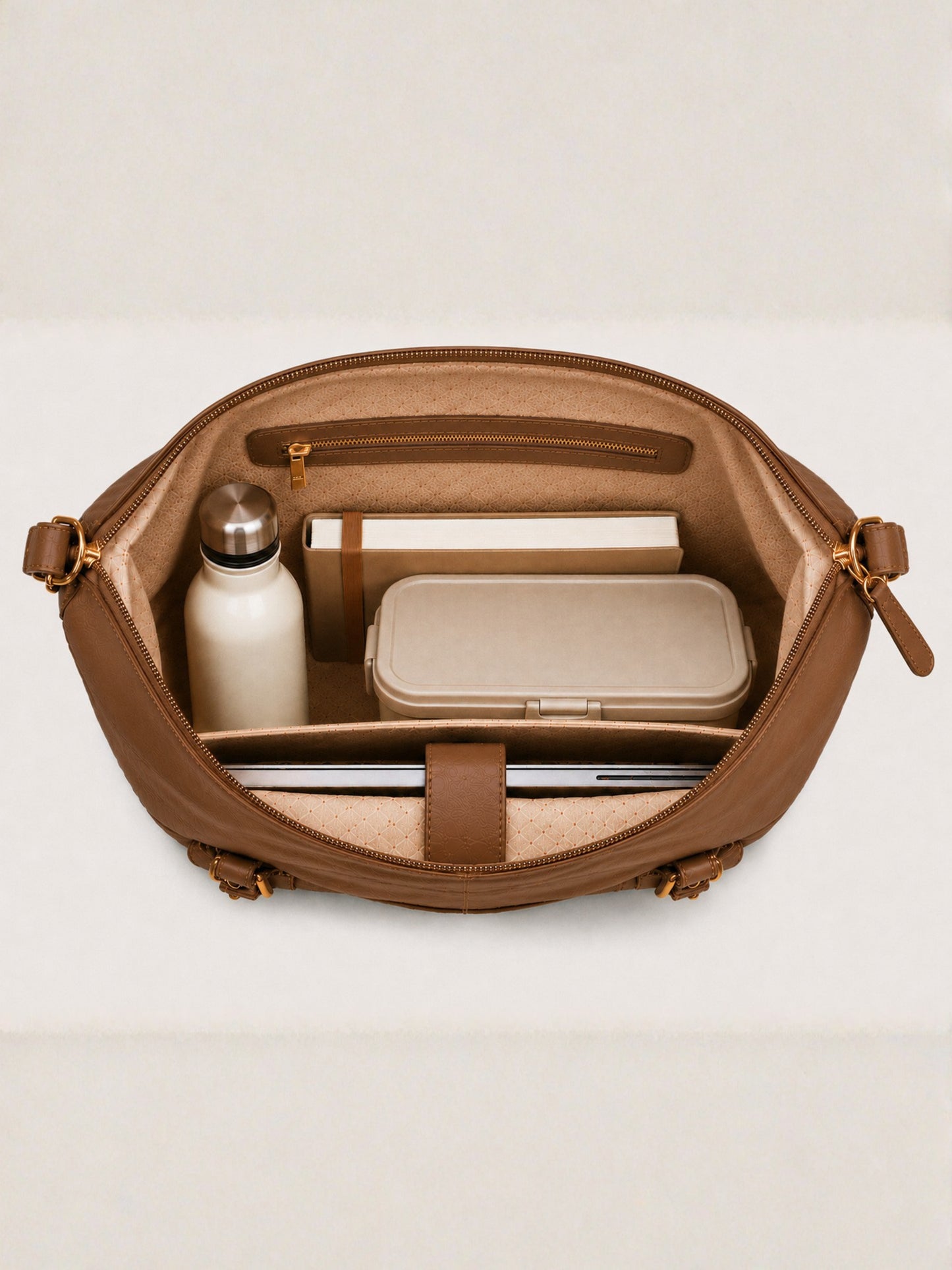 Luna - SwitchUp 2 In 1 Tote + Backpack - Light Brown