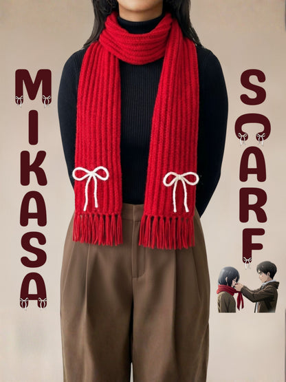 MIKASA SCARF - RED