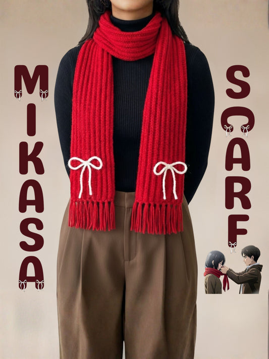MIKASA SCARF - RED