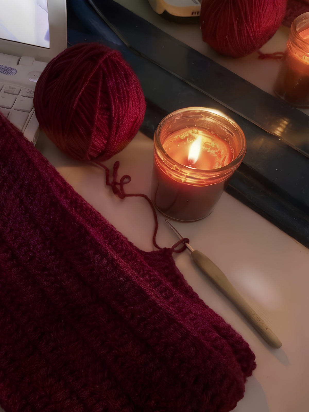 MIKASA SCARF - MAROON