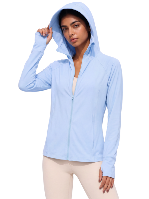 Regular Sunscreen UPF50+ Jacket - Sky