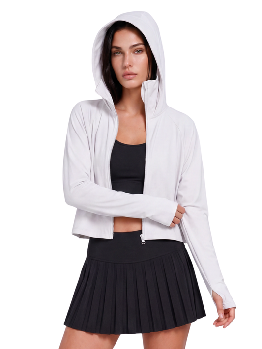 Oversized Sunscreen UPF50+ Jacket - White