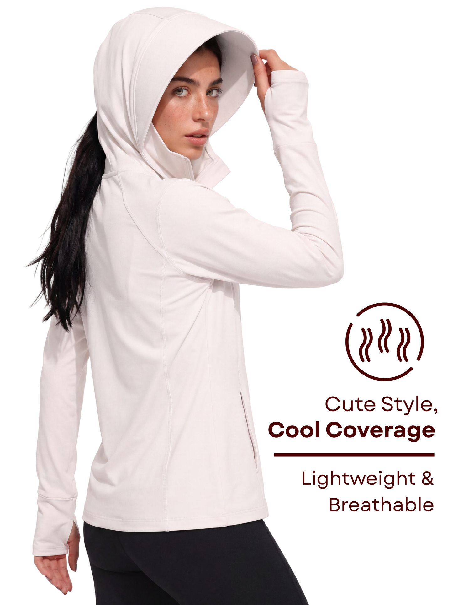 Regular Sunscreen UPF50+ Jacket - White