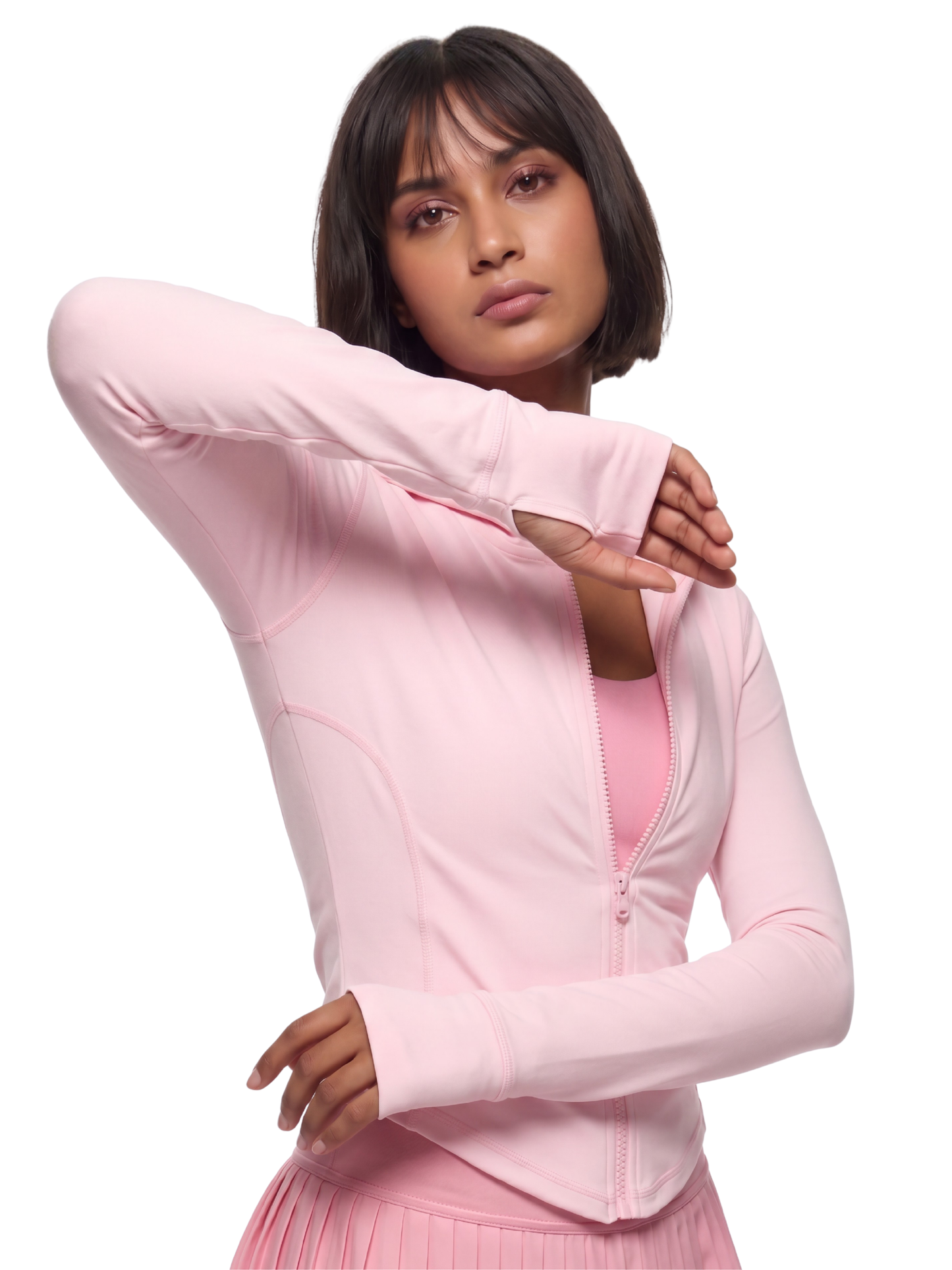 Snatched Sunscreen UPF50+ Jacket - Pink