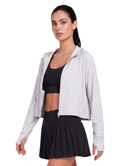 Oversized Sunscreen UPF50+ Jacket - White