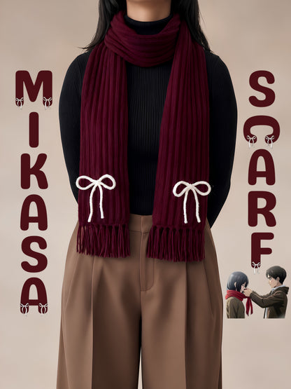 MIKASA SCARF - MAROON