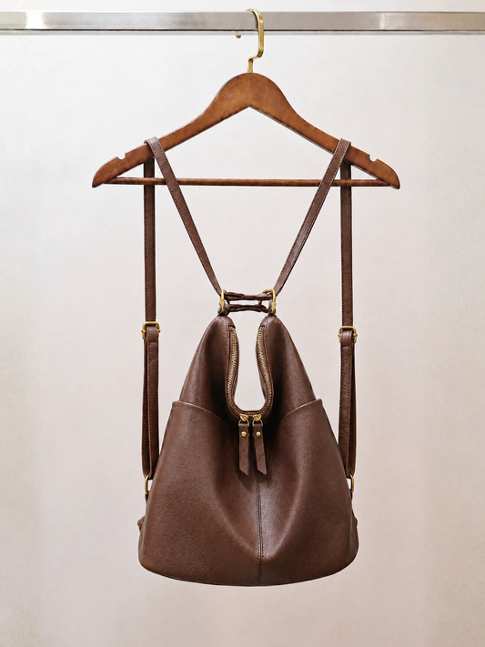 Nova - SwitchUp 2 In 1 Tote + Backpack - Dark Brown