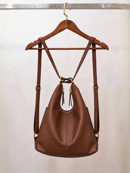 Nova - SwitchUp 2 In 1 Tote + Backpack - Dark Brown
