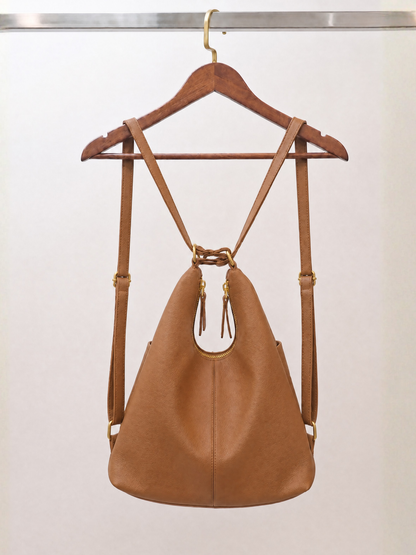 Nova - SwitchUp 2 In 1 Tote + Backpack - Light Brown