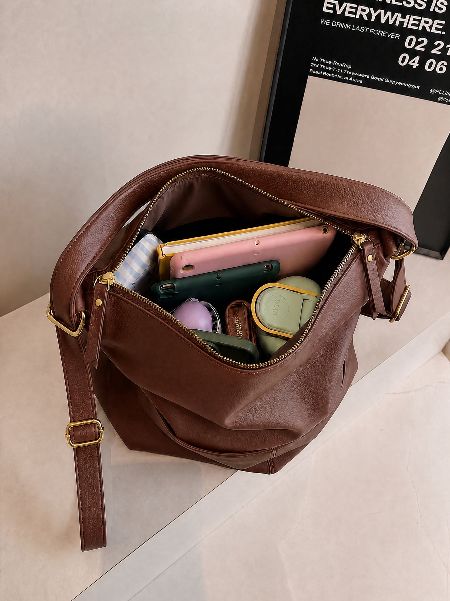 Nova - SwitchUp 2 In 1 Tote + Backpack - Dark Brown