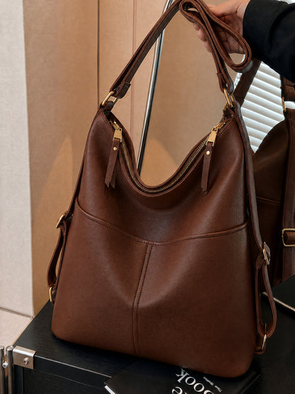 Nova - SwitchUp 2 In 1 Tote + Backpack - Dark Brown