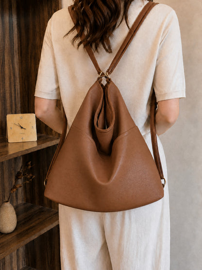 Nova - SwitchUp 2 In 1 Tote + Backpack - Light Brown