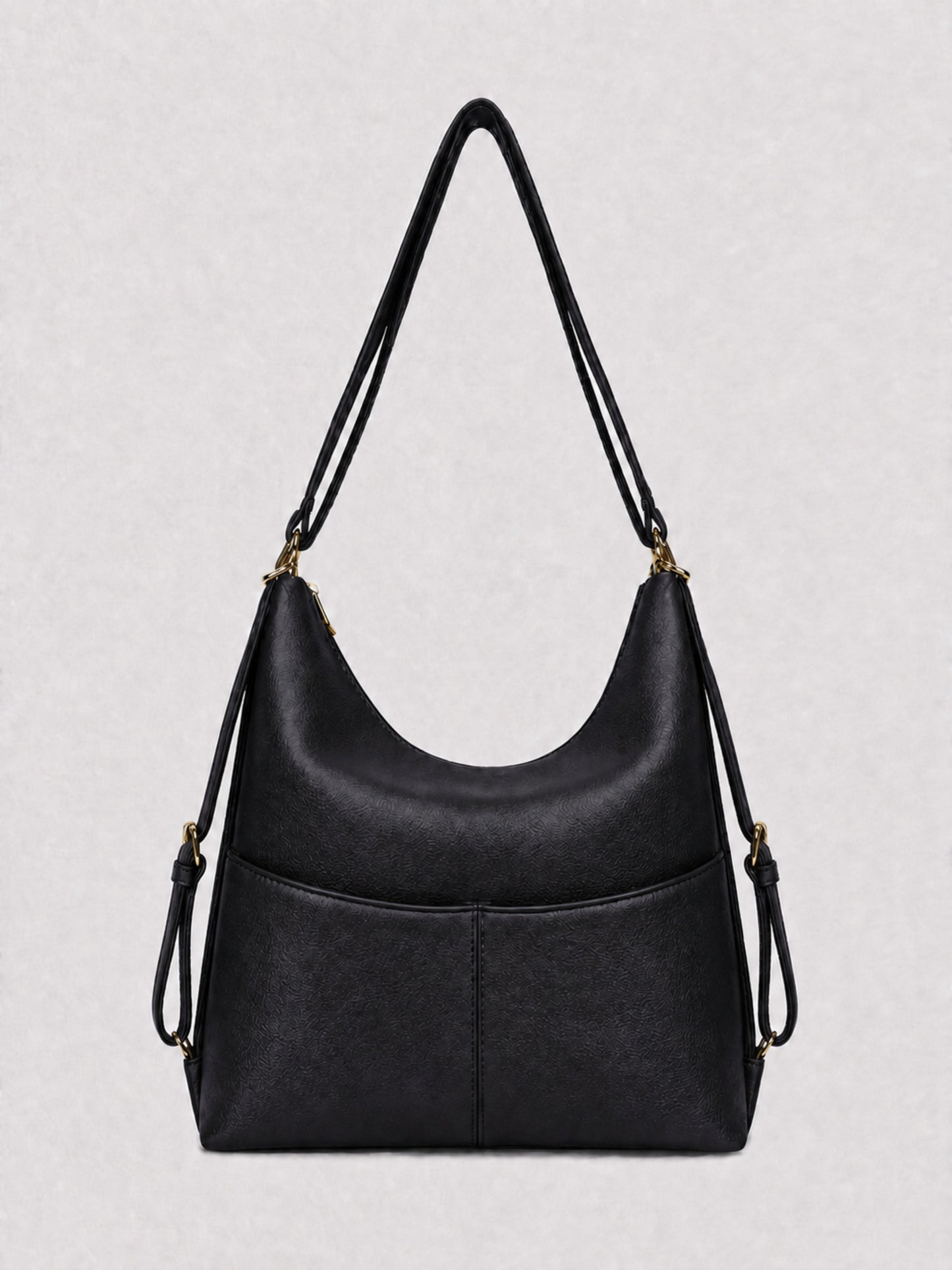 Luna - SwitchUp 2 In 1 Tote + Backpack - Black