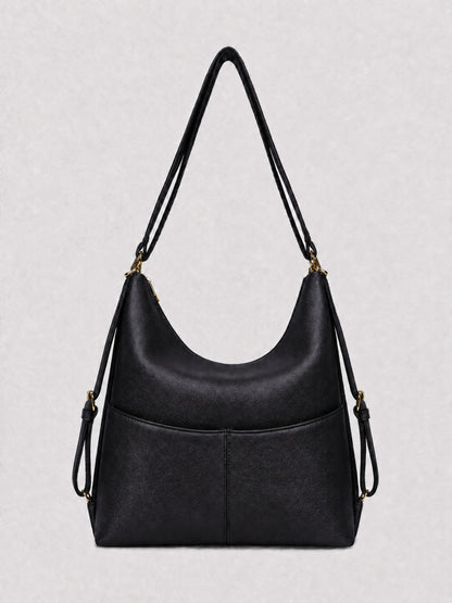 Luna - SwitchUp 2 In 1 Tote + Backpack - Black