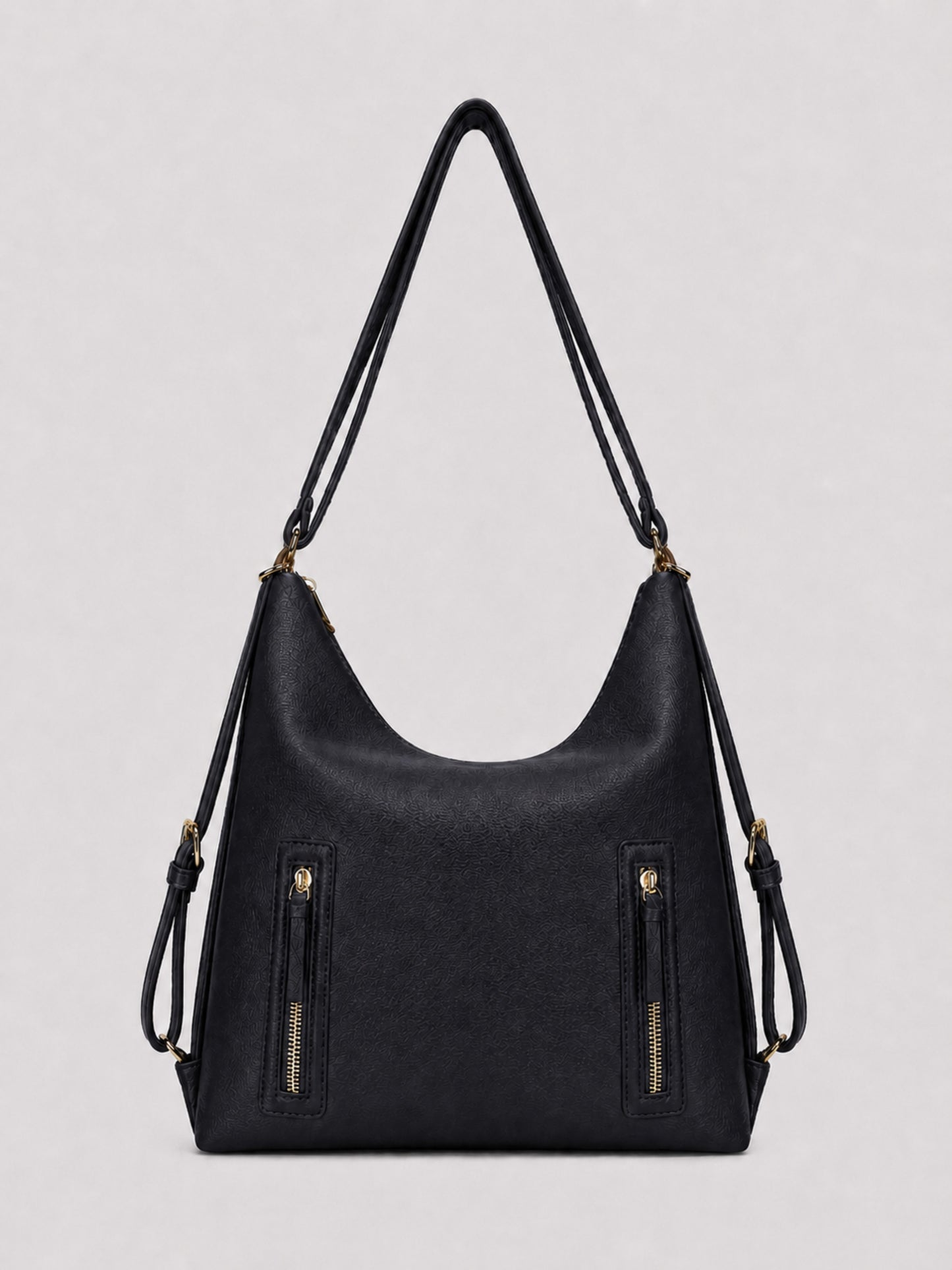Luna - SwitchUp 2 In 1 Tote + Backpack - Black