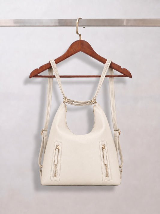 Luna - SwitchUp 2 In 1 Tote + Backpack - Cream