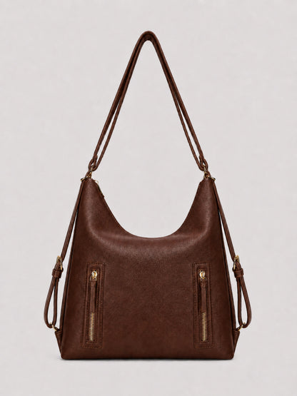 Luna - SwitchUp 2 In 1 Tote + Backpack - Dark Brown