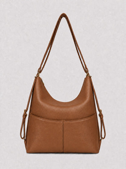 Luna - SwitchUp 2 In 1 Tote + Backpack - Light Brown