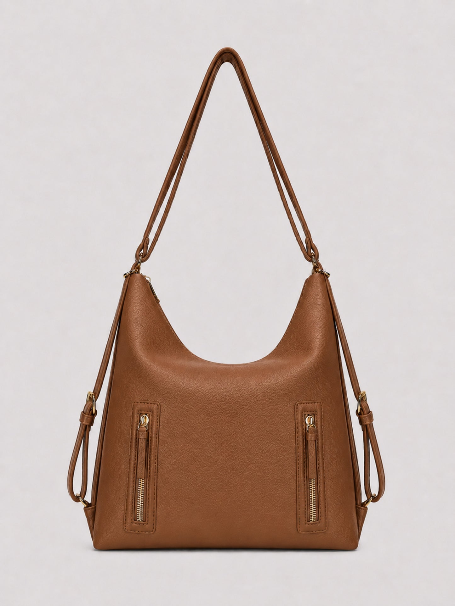 Luna - SwitchUp 2 In 1 Tote + Backpack - Light Brown