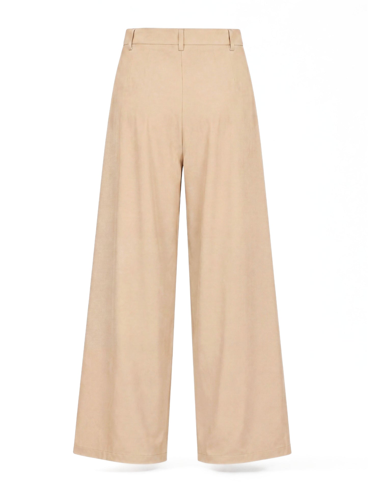 Seoul Wide-Leg Korean Pants- BEIGE