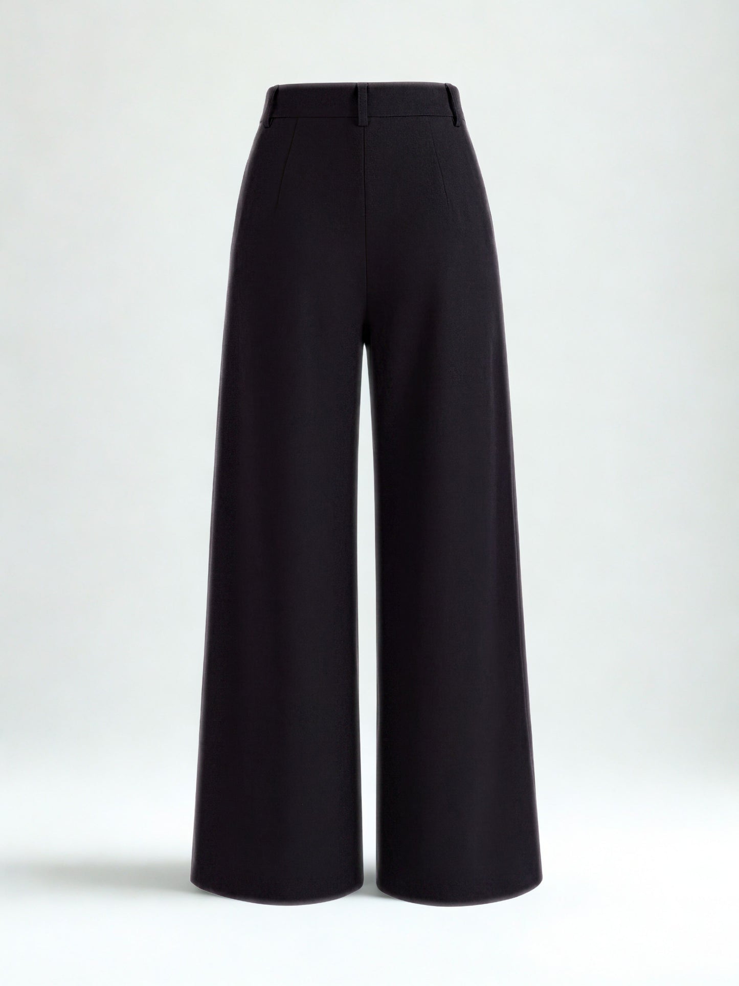 Seoul Pleated Korean Trousers- Black